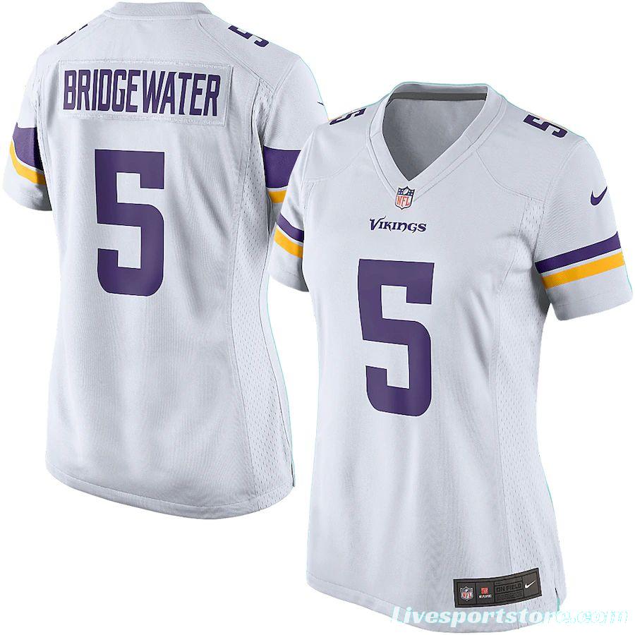 Women's Teddy Bridgewater White Player Limited Team Jersey