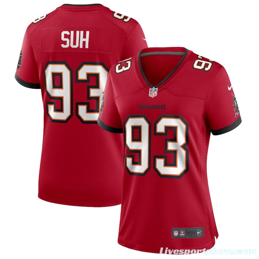 Women's Ndamukong Suh Red Player Limited Team Jersey