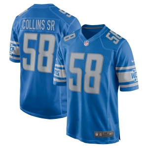 Men's Jamie Collins Sr. Blue Player Limited Team Jersey