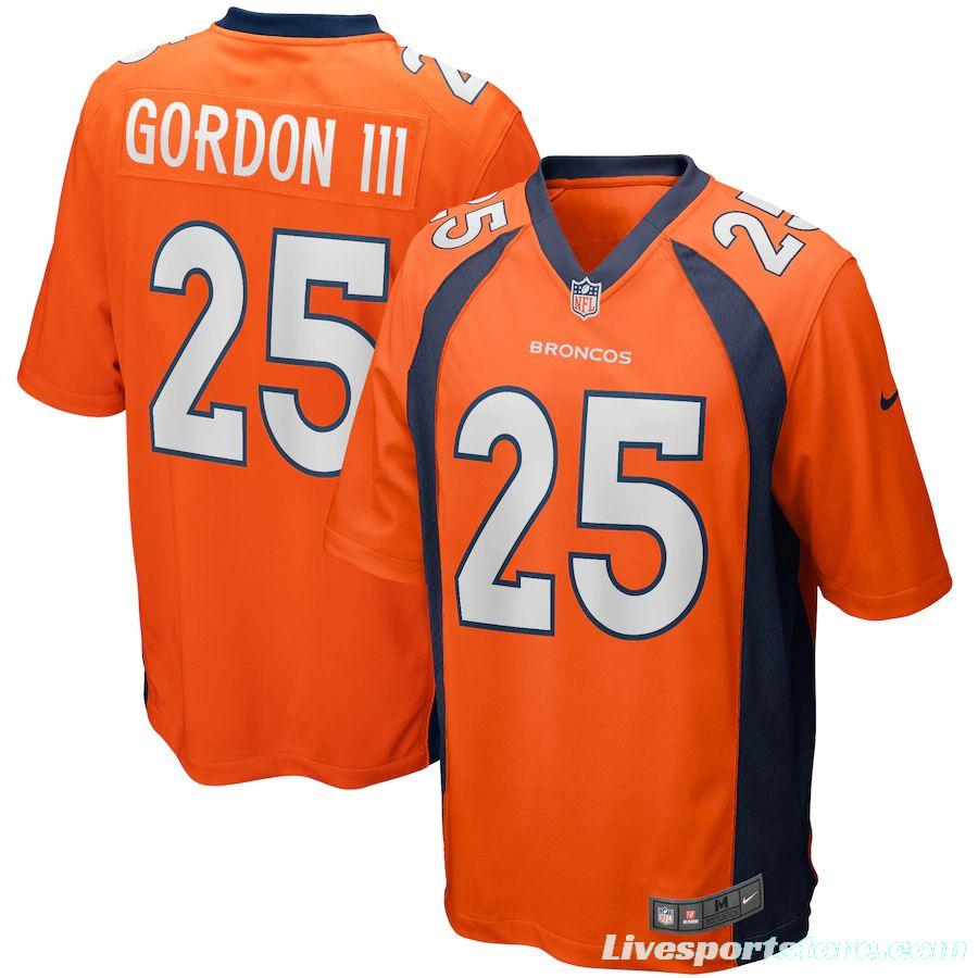 Men's Melvin Gordon III Orange Player Limited Team Jersey