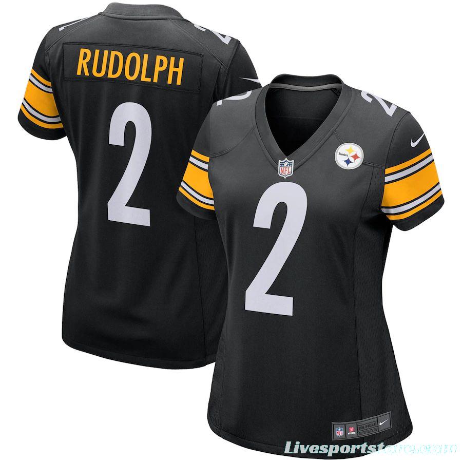 Women's Mason Rudolph Black Player Limited Team Jersey