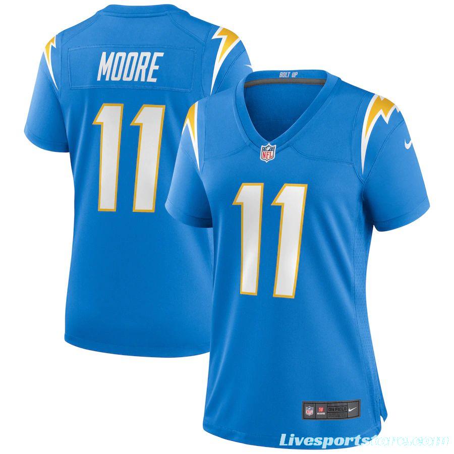 Women's Jason Moore Powder Blue Player Limited Team Jersey