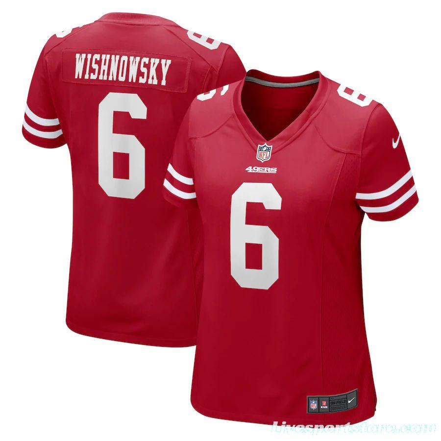 Women's Mitch Wishnowsky Scarlet Player Limited Team Jersey