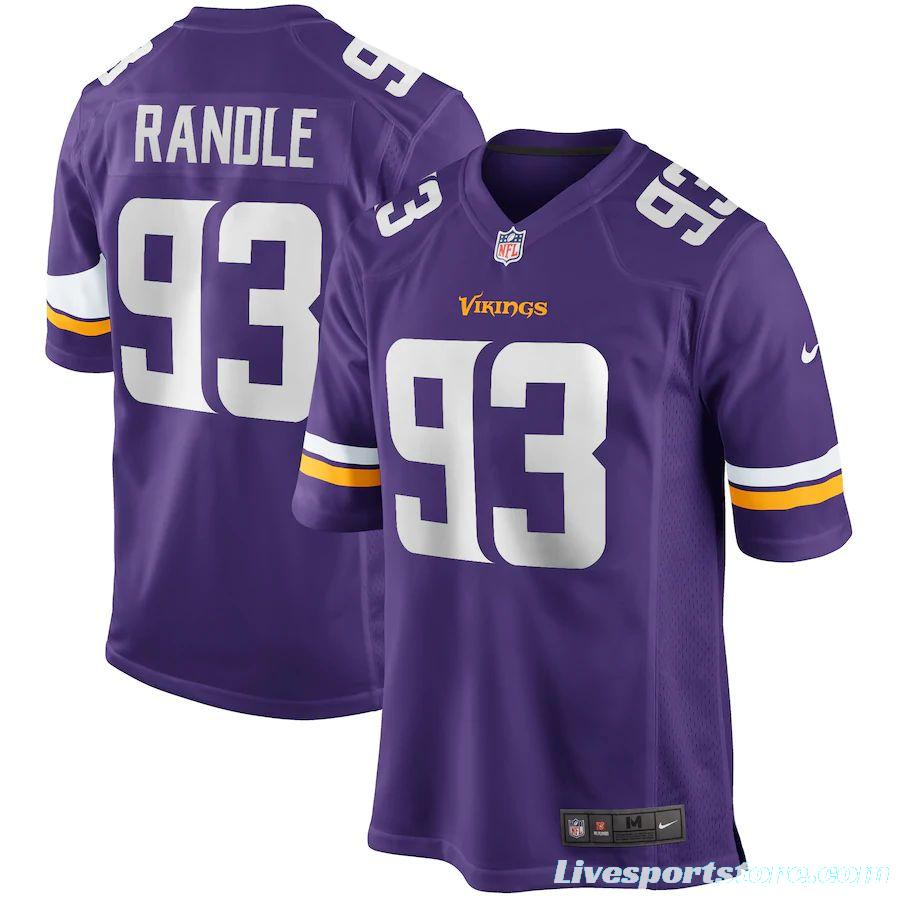 Men's John Randle Purple Retired Player Limited Team Jersey