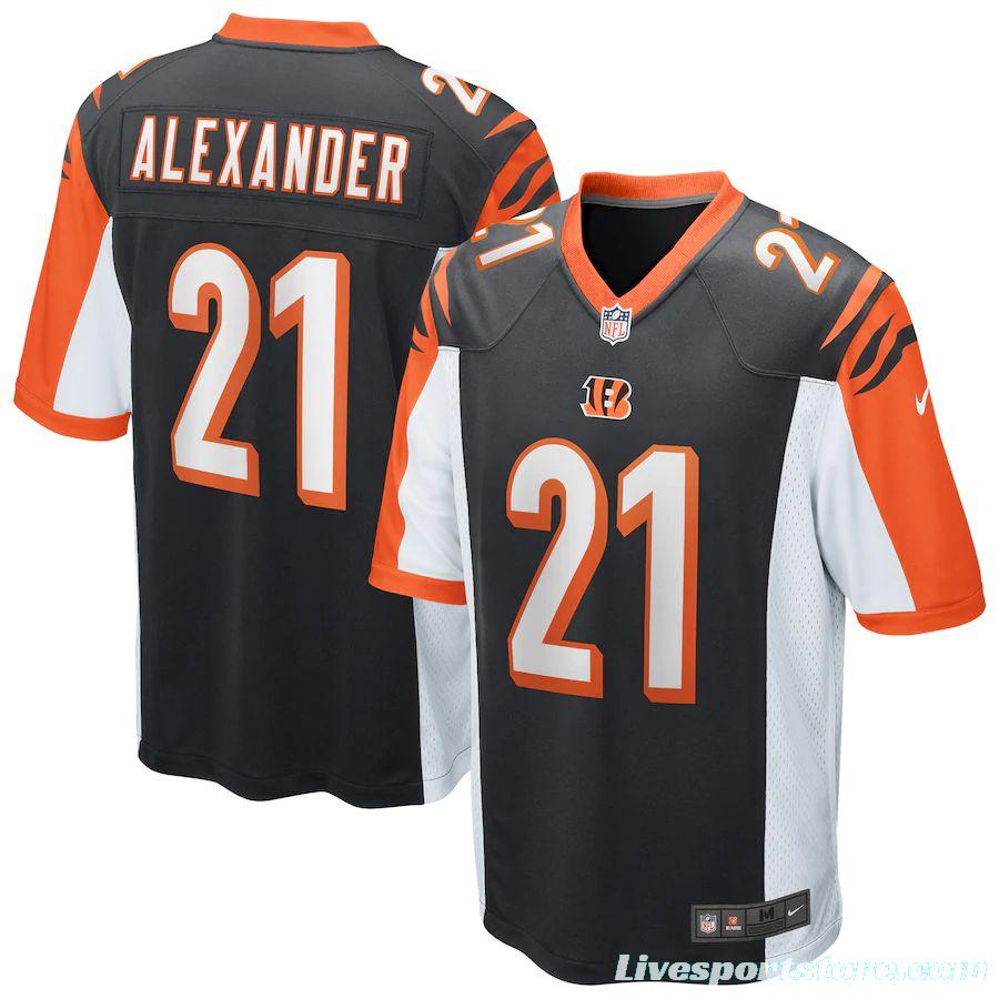 Men's Mackensie Alexander Black Player Limited Team Jersey