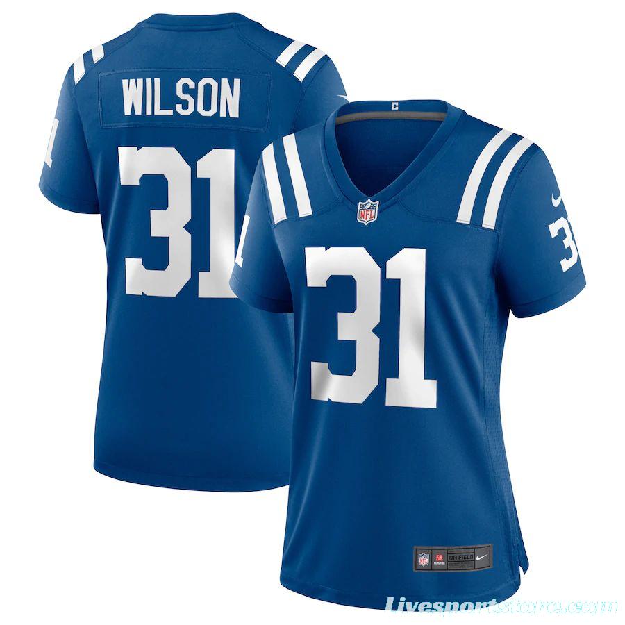 Women's Tavon Wilson Royal Player Limited Team Jersey