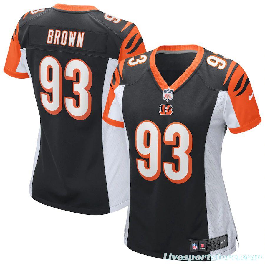 Women's Andrew Brown Black Player Limited Team Jersey