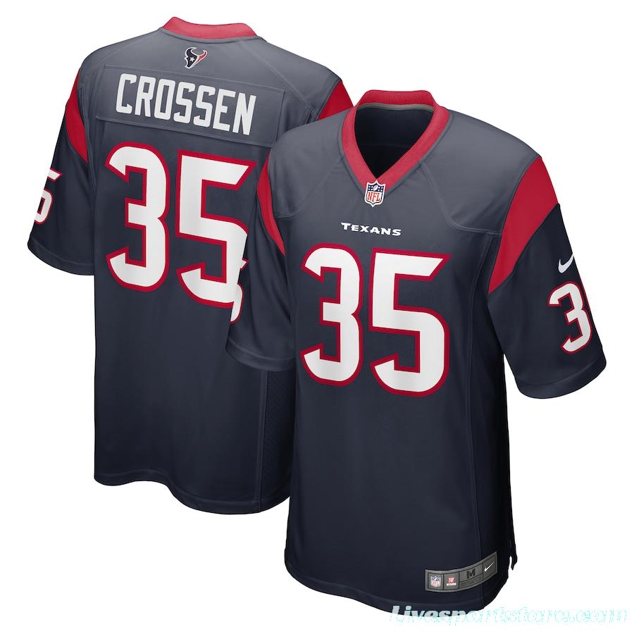 Men's Keion Crossen Navy Player Limited Team Jersey