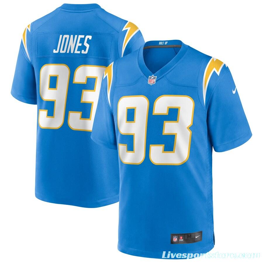 Men's Justin Jones Powder Blue Player Limited Team Jersey