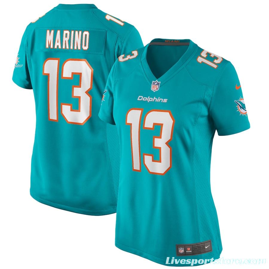 Women's Dan Marino Aqua Retired Player Limited Team Jersey