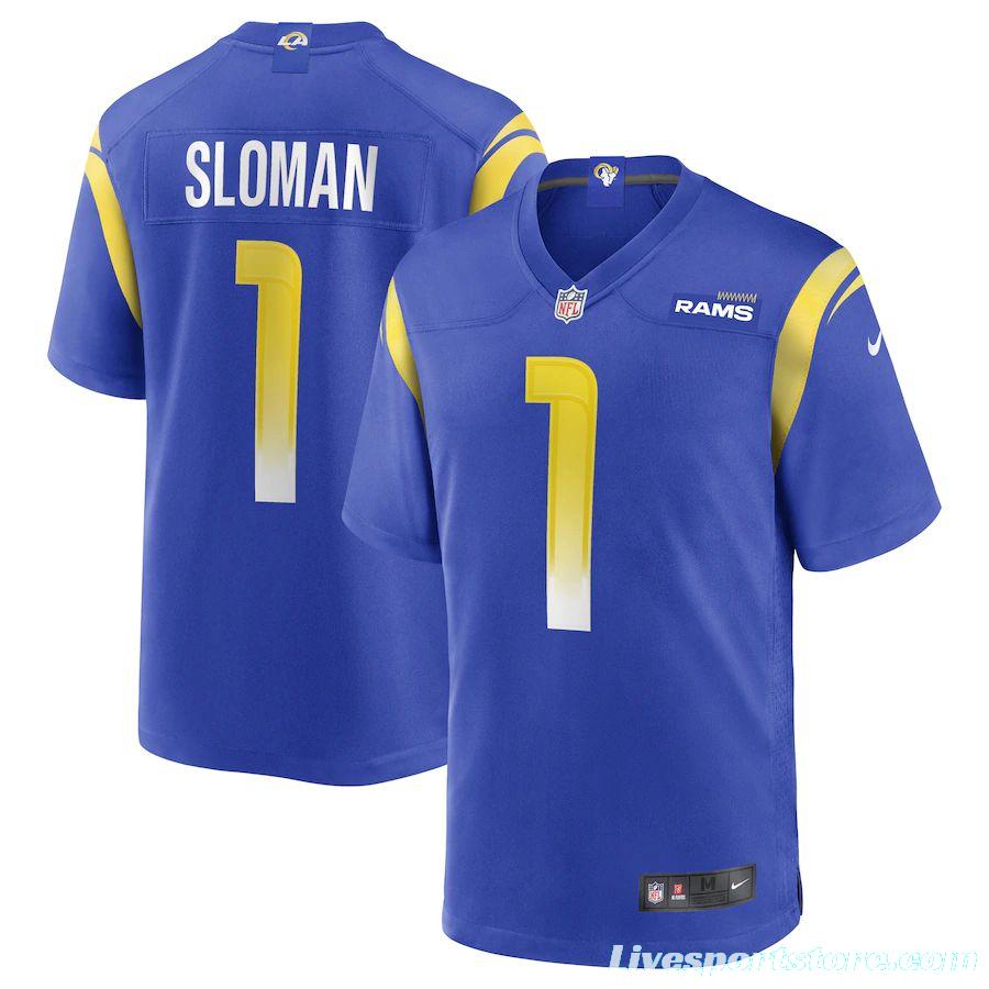 Men's Samuel Sloman Royal Player Limited Team Jersey