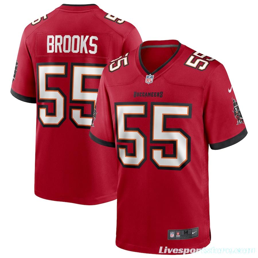 Men's Derrick Brooks Red Retired Player Limited Team Jersey