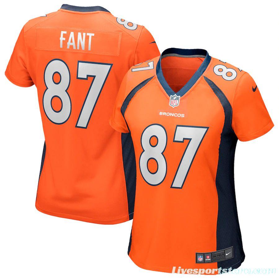 Women's Noah Fant Orange Player Limited Team Jersey