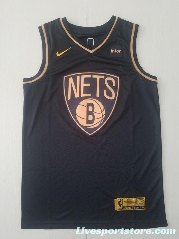 Kyrie Irving 11 Black Golden Edition Jersey