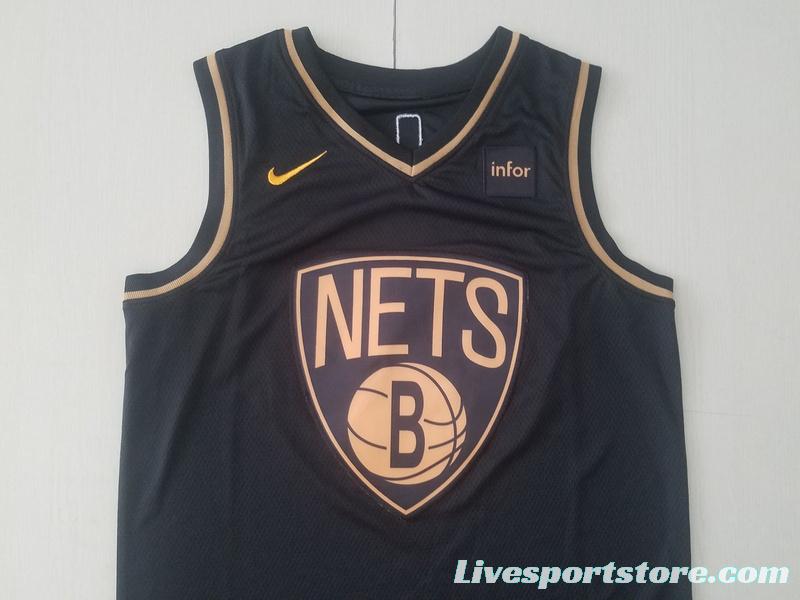 Kyrie Irving 11 Black Golden Edition Jersey