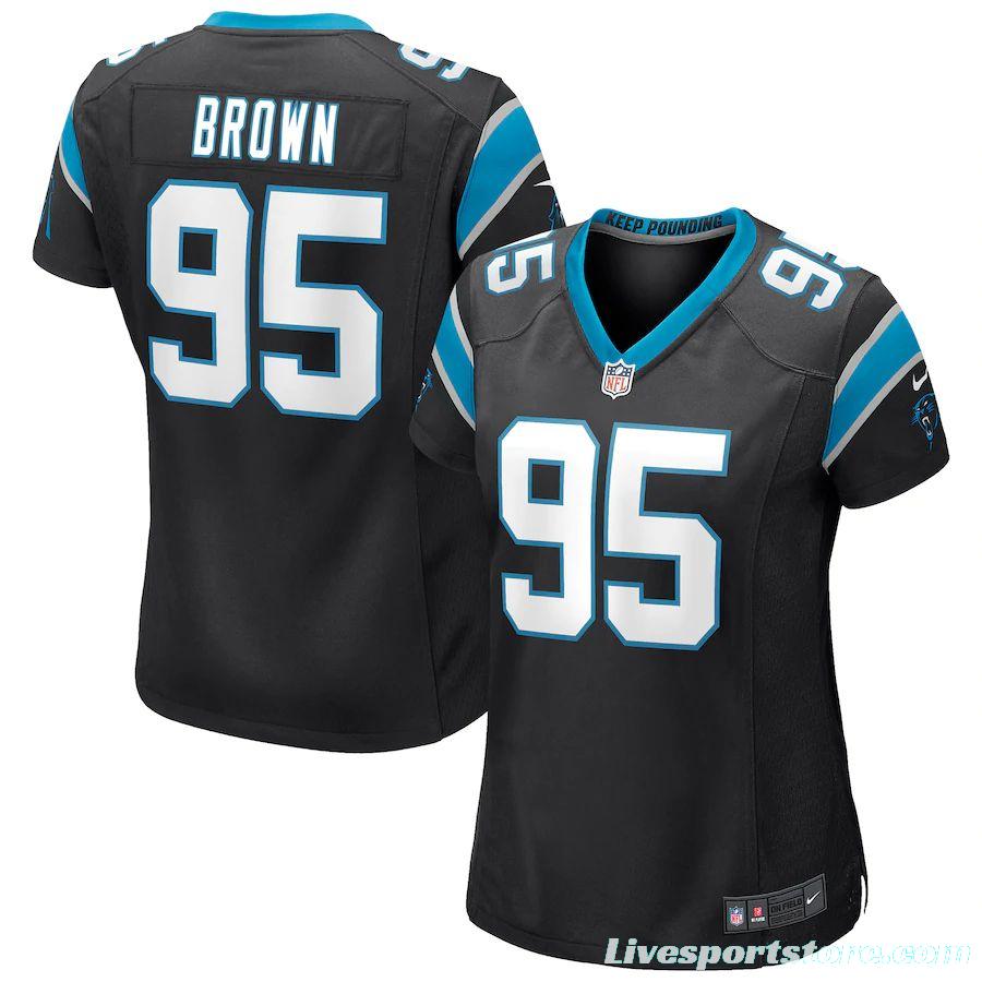 Women's Derrick Brown Black Player Limited Team Jersey