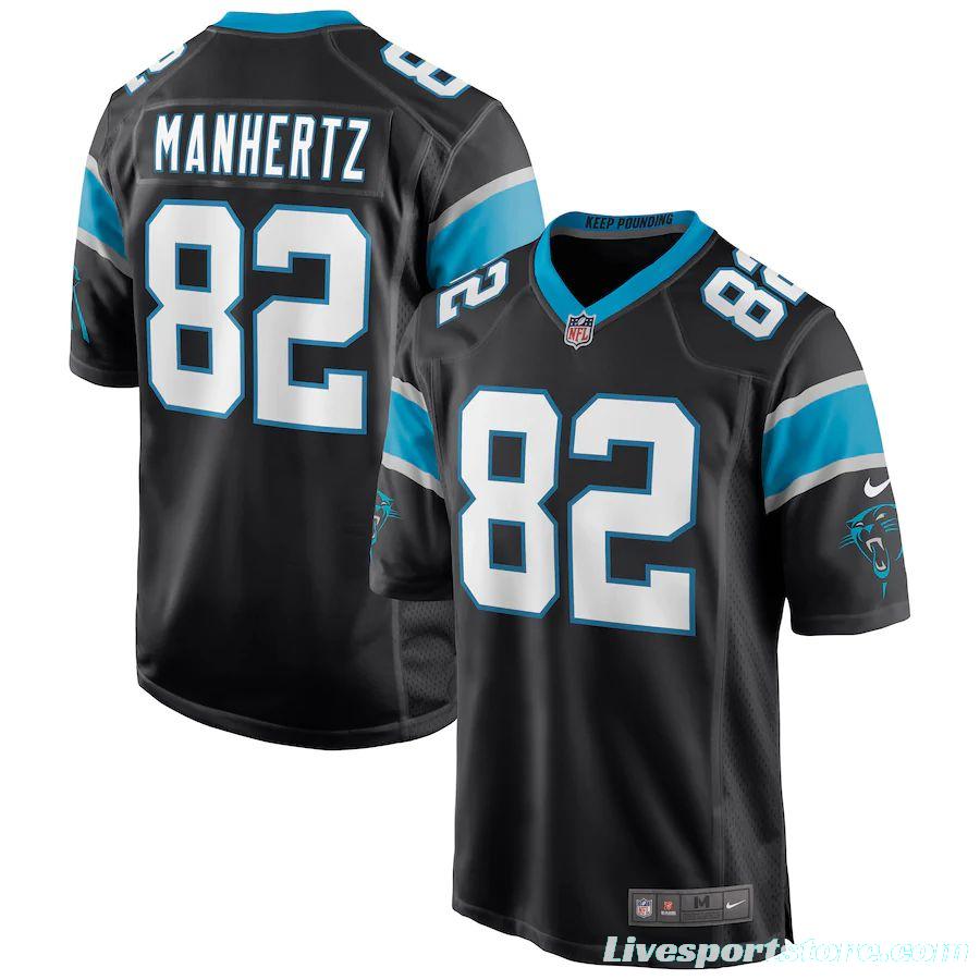 Men's Chris Manhertz Black Player Limited Team Jersey