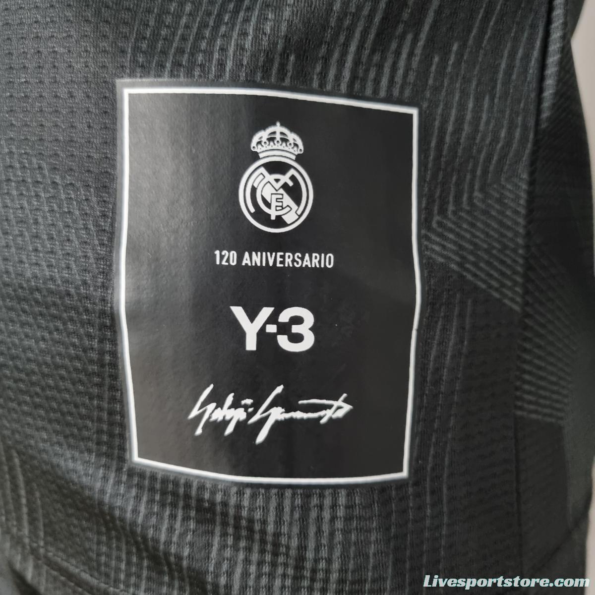 22/23 Real Madrid Y3 kids black Soccer Jersey