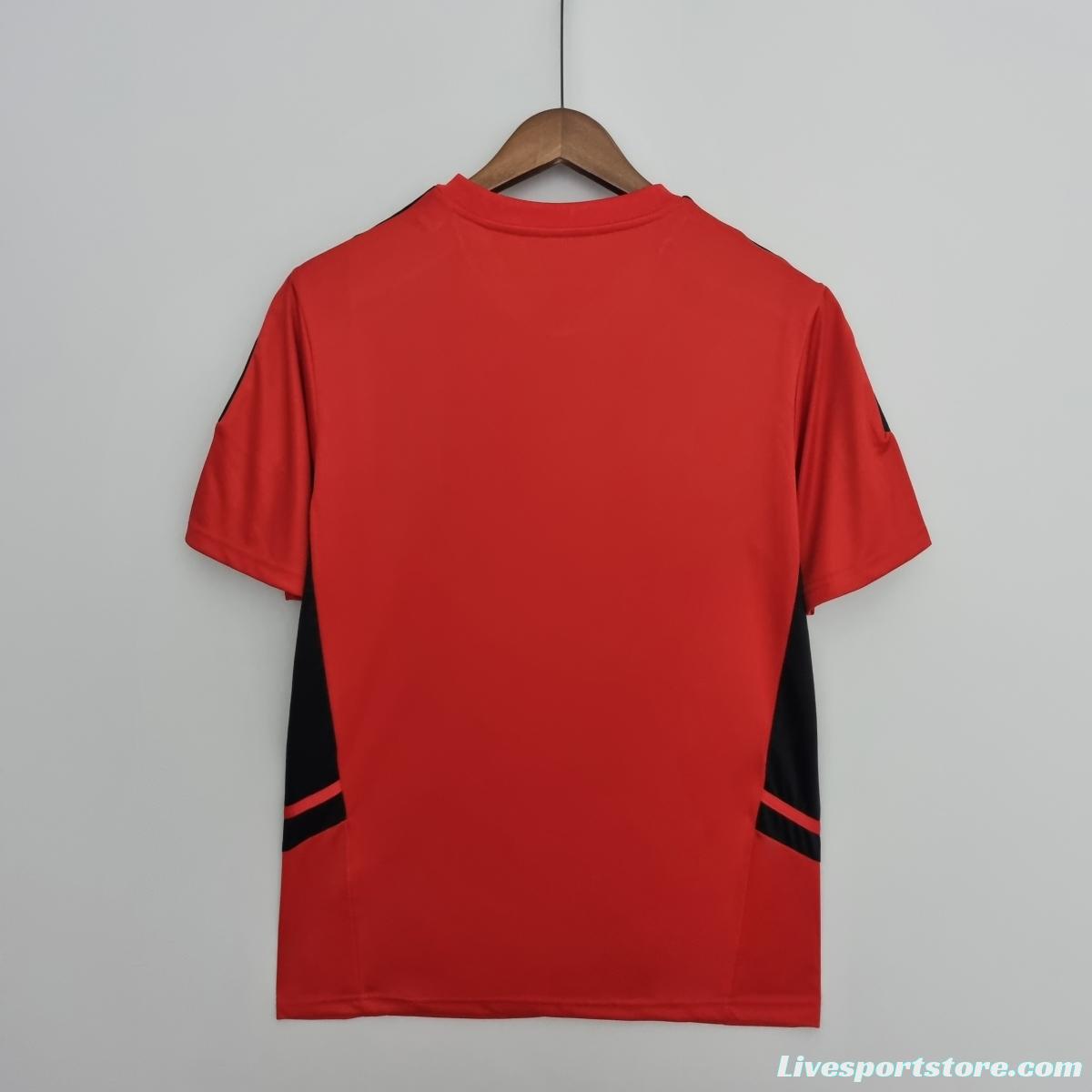 22/23 Flamengo Training Suit Red Soccer Jersey