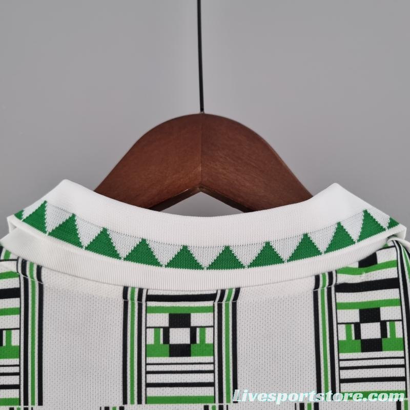 Retro 1994 Nigeria Away Soccer Jersey