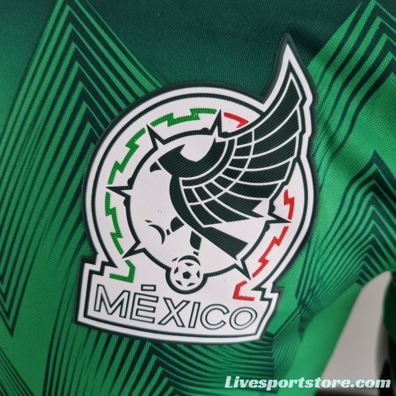 Player Version 2022 Mexico Home Soccer Jersey