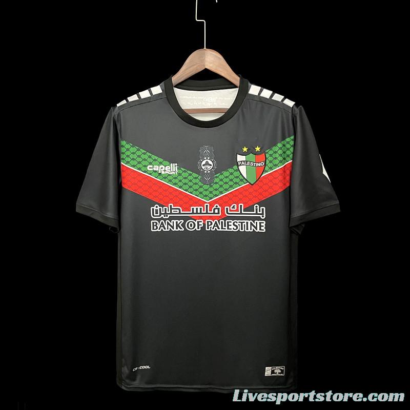 22/23 Deportivo Palestino Black Soccer Jersey