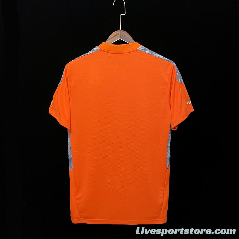 22/23 Chile Universidad De Goalkeeper Orange Jersey