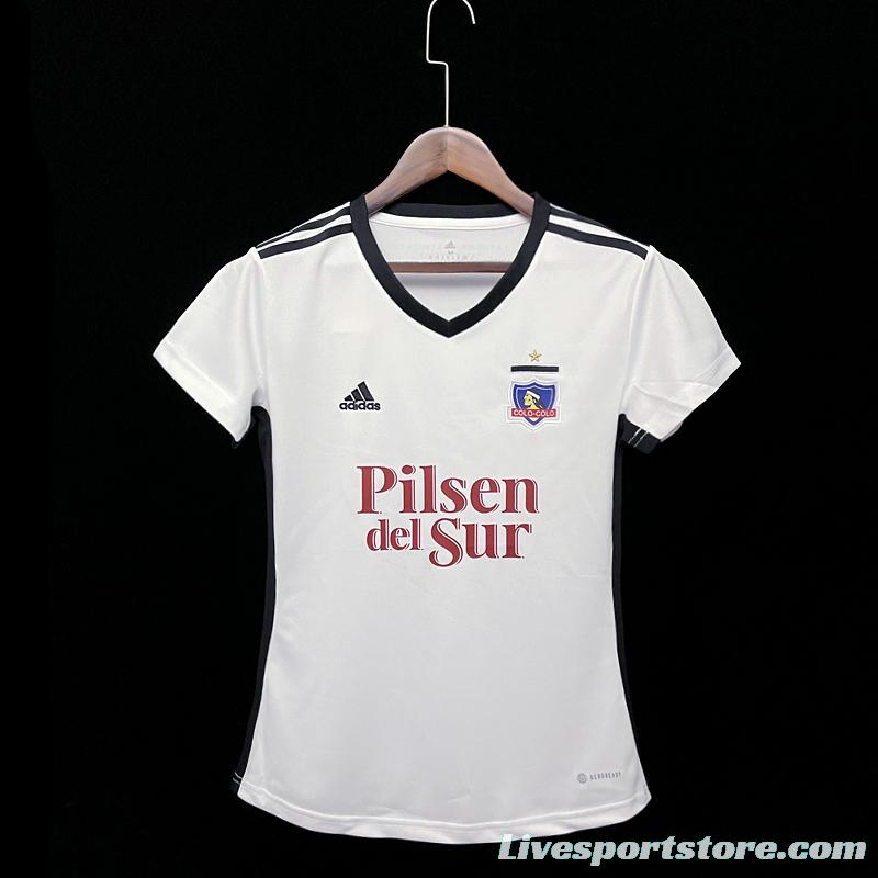 22/23 Colo Colo Home Woman  Soccer Jersey