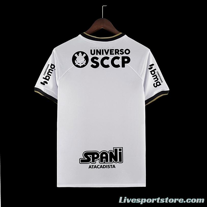 22/23 All Sponsors Corinthians Home  Soccer Jersey