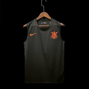 22/23 Corinthians Pre-match Training Black Vest 