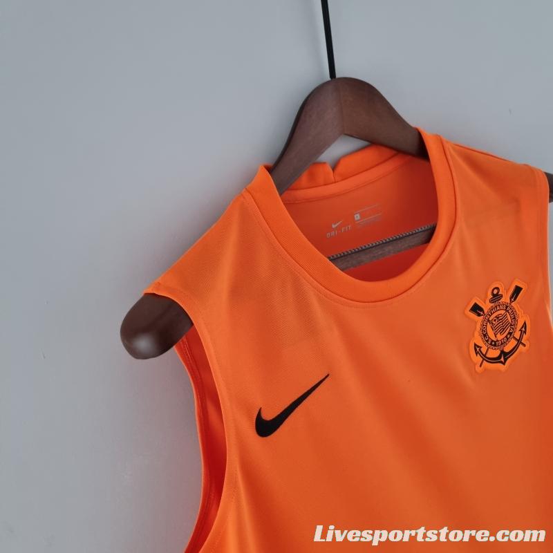 22/23 Corinthians Vest Pre-match Training Orange