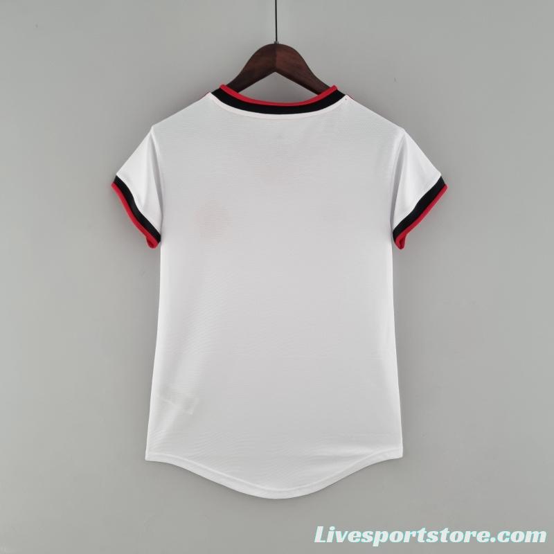 22/23 Women Flamengo Away  Soccer Jersey