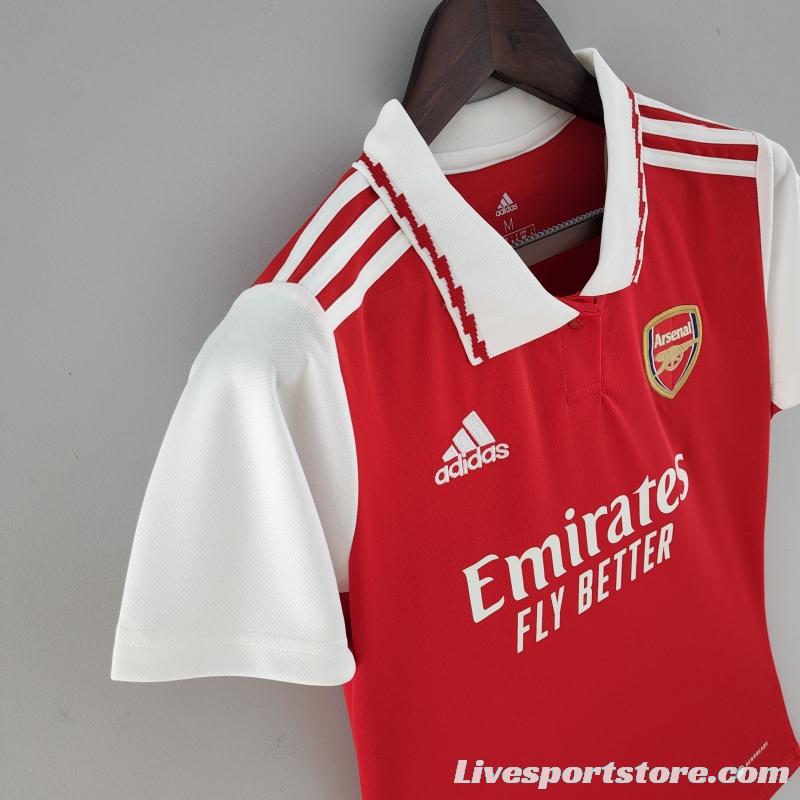 22/23 Women Arsenal Home  Soccer Jersey