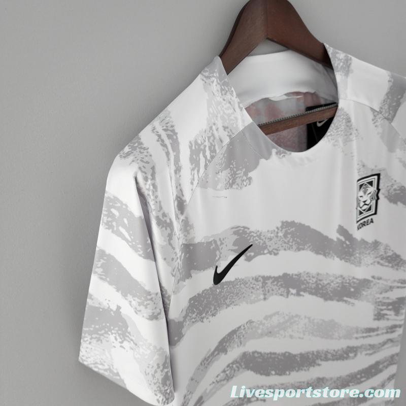 2022 Korean Training Jersey Gray