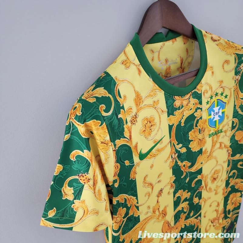 2022 Brazil Special Edition Yellow Green Flower 