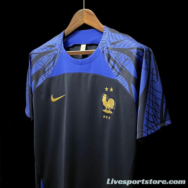 22/23 French Royal Blue Pre-match Training 