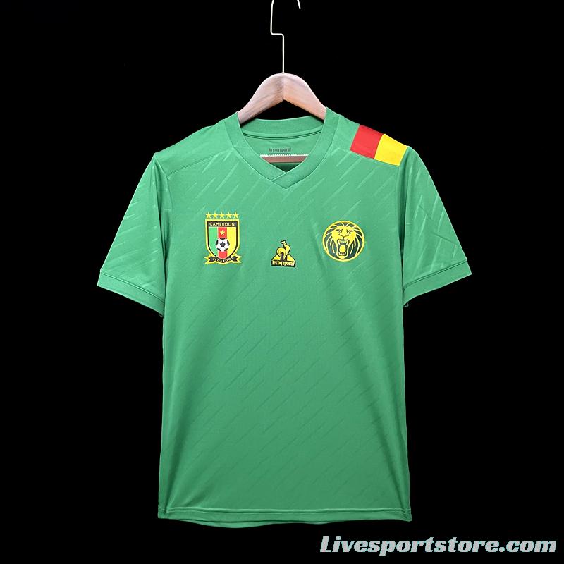 2022 Cameroon Home  Soccer Jersey