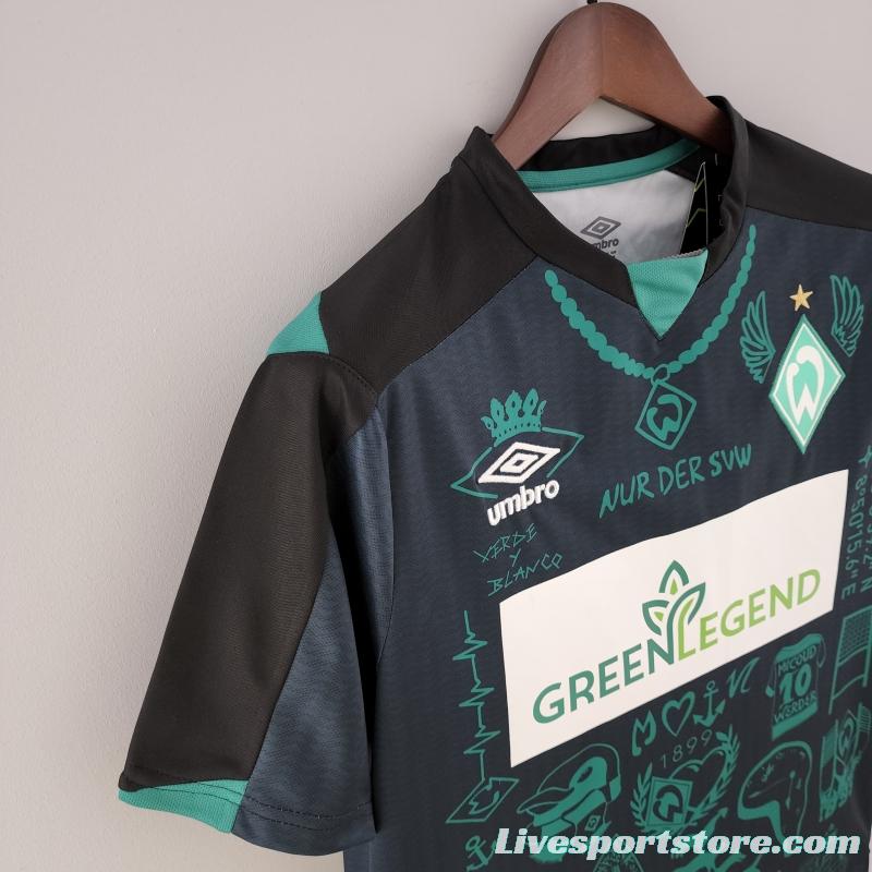 22/23 Werder Bremen Tattoo Version Jersey