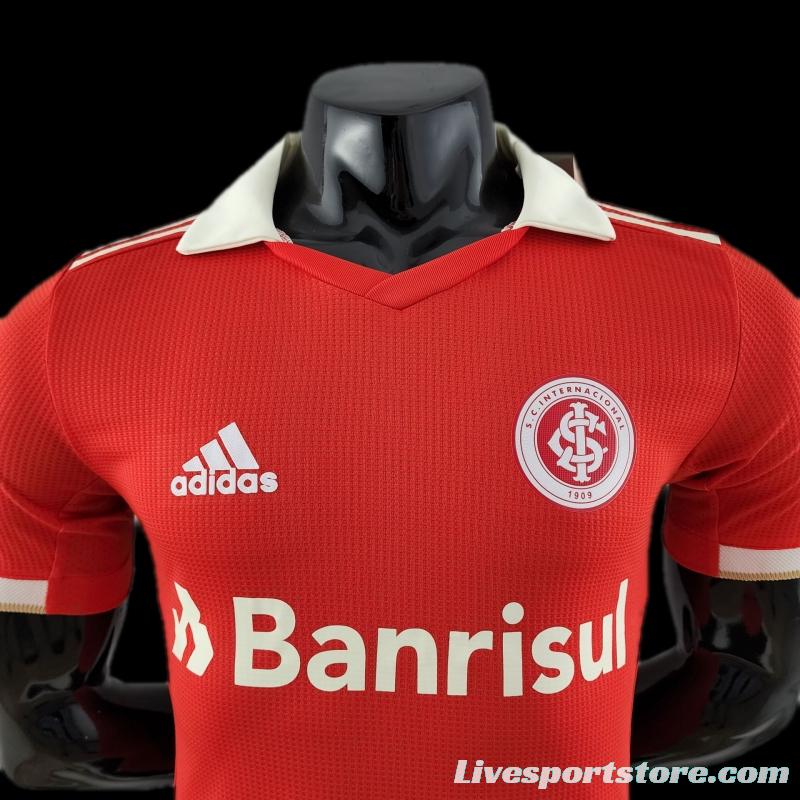 Player Version 22/23 SC Internacional Home Soccer Jersey