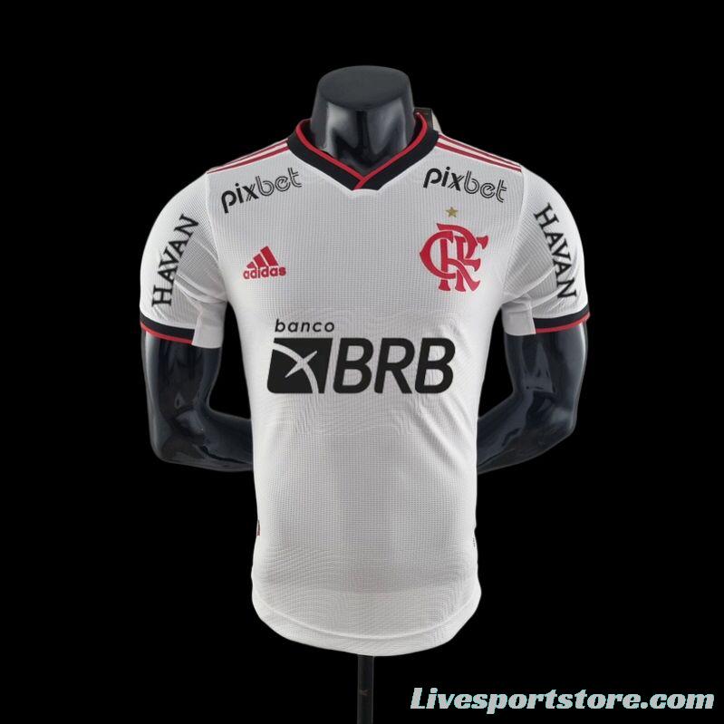 Player Version 22/23 All Sponsors Flamengo Away Soccer Jersey