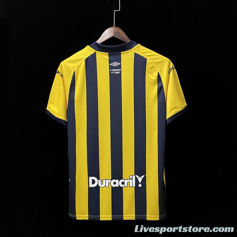 22/23 Rosario Central Home Soccer Jersey