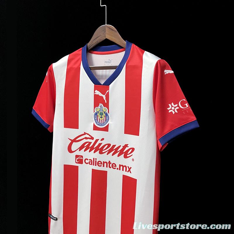 22/23 Chivas Guadalajara Home Soccer Jersey