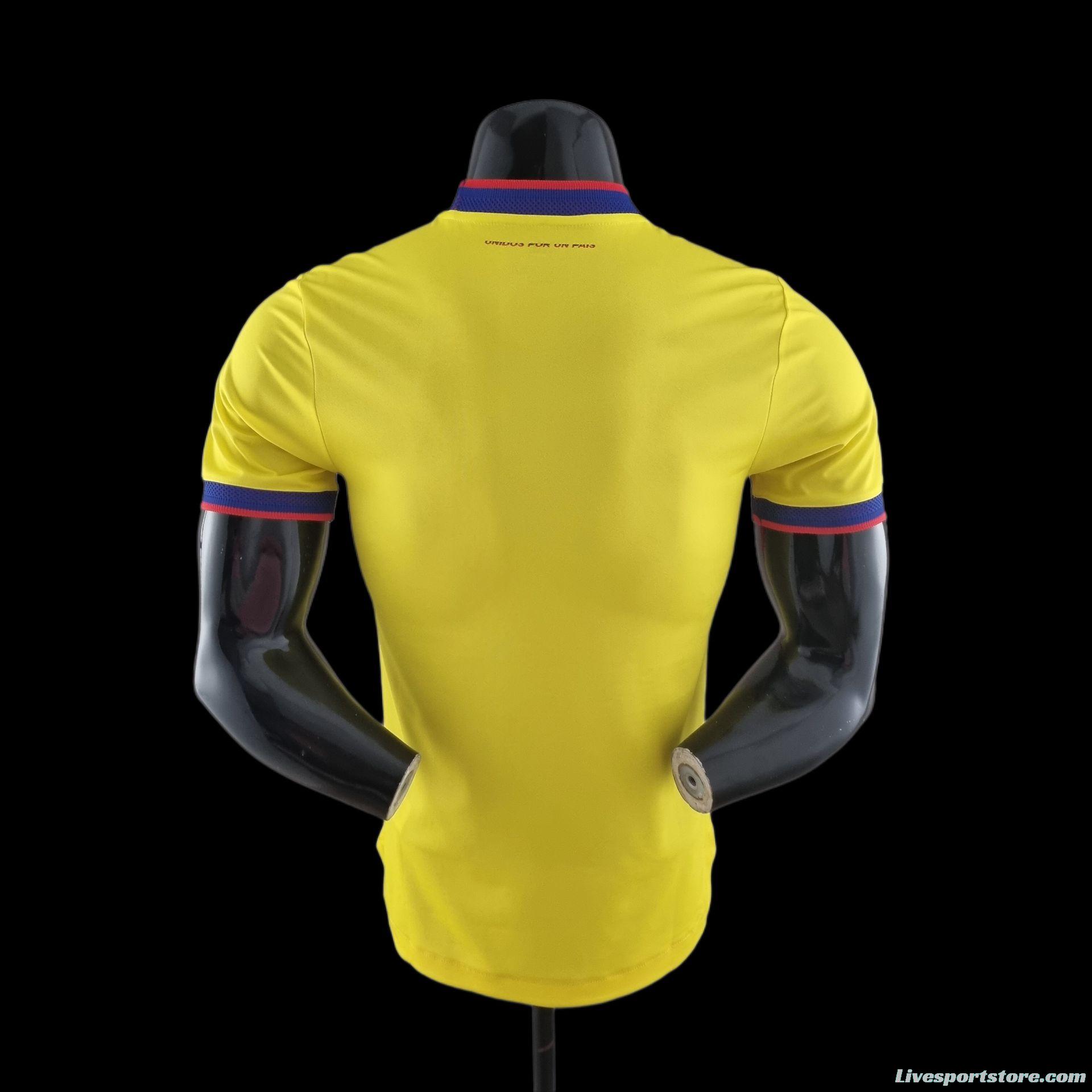 Player Version 2022 Colombia Special Edition Yellow