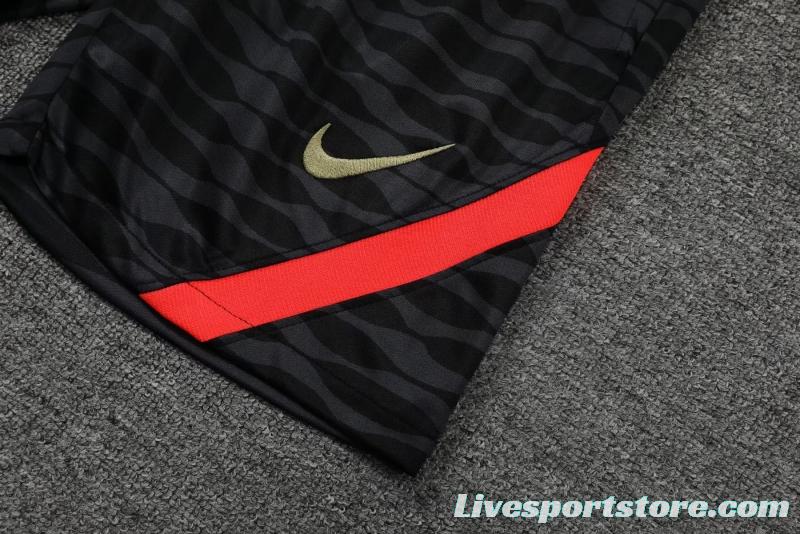 22/23 Liverpool Black Pre-match Training Jersey Vest