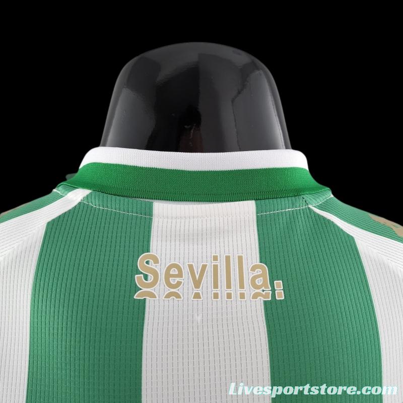 Player Version 22/23 Real Betis King's Cup Version Home Soccer Jersey