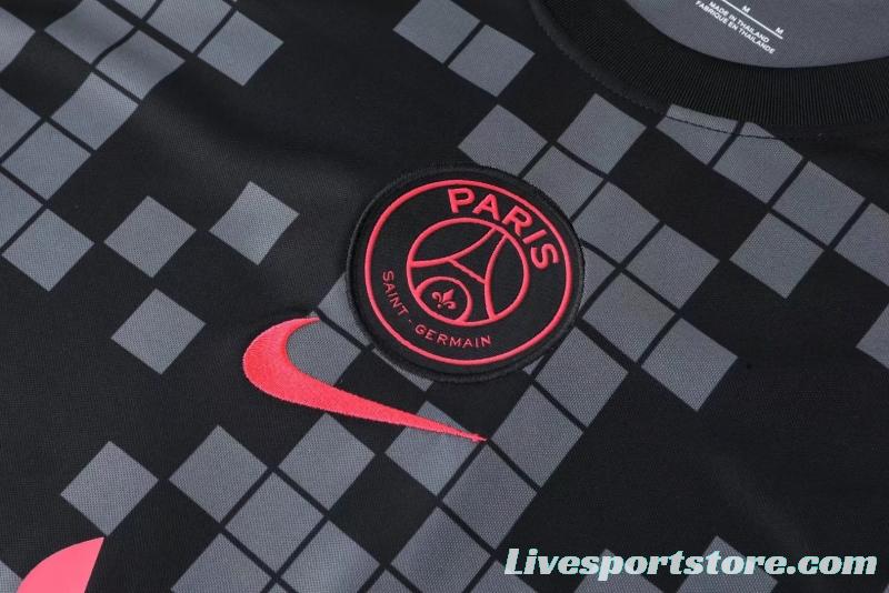 22/23 PSG Pre-match Training Jersey Black Vest