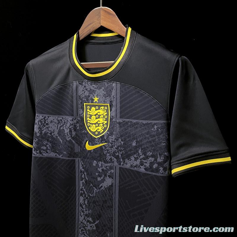 2022 England Pre-match Training Jersey Black