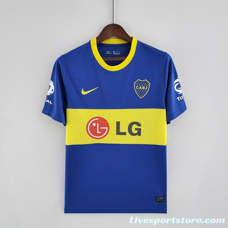 Retro 10/11 Boca Juniors Home Soccer Jersey