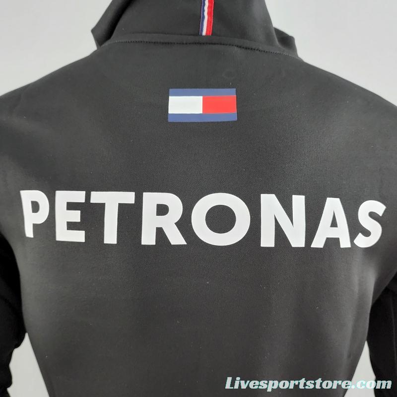 2022 F1 Mercedes AMG Petronas Black Jacket #0001