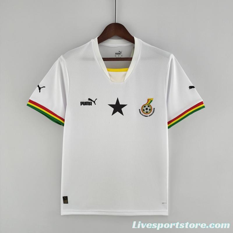 2022 Ghana Home Soccer Jersey